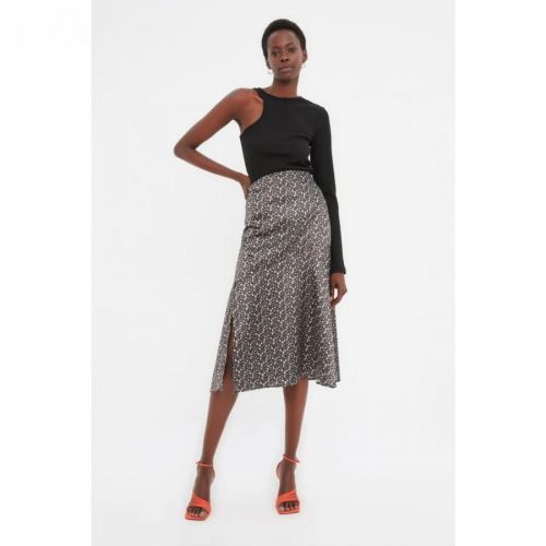 Trendyol Black Printed Skirt