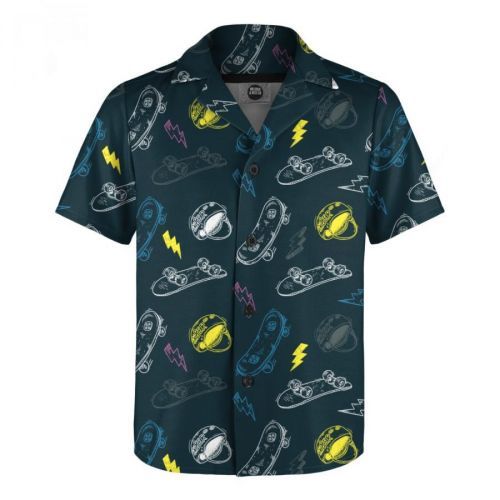 Mr. GUGU & Miss GO Kids's Shirt SH-K1615 Navy Blue