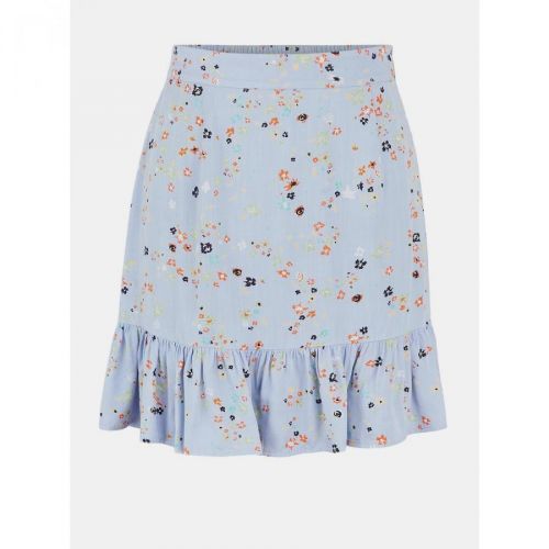 Light Blue Floral Skirt Pieces Lala - Women