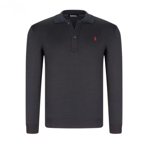 V4007 DEWBERRY MEN'S SWEATSHIRT-DARK LACİVERT