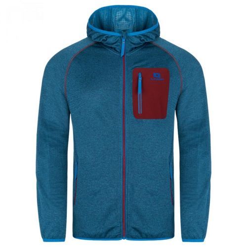 Men's sports sweater Loap MOLT blue brindle | red