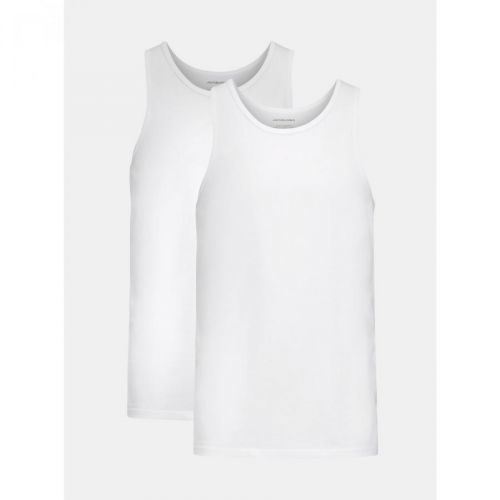 Set of two white basic tank tops Jack & Jones - Men