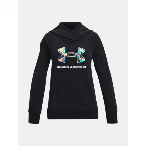 Under Armour Sweatshirt Rival Logo Hoodie-BLK - Girls