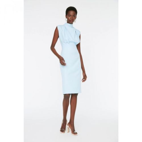 Dámske šaty Trendyol High Collar
