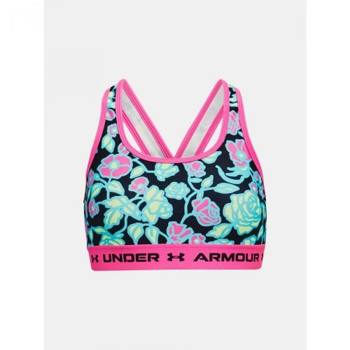 Under Armour Bra G Crossback Mid Printed-BLK - Girls