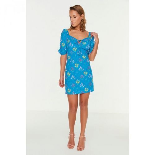 Trendyol Blue Patterned Dress