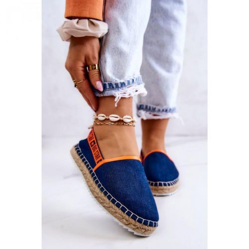 Slip-on espadrilles Big Star JJ274877 Navy blue
