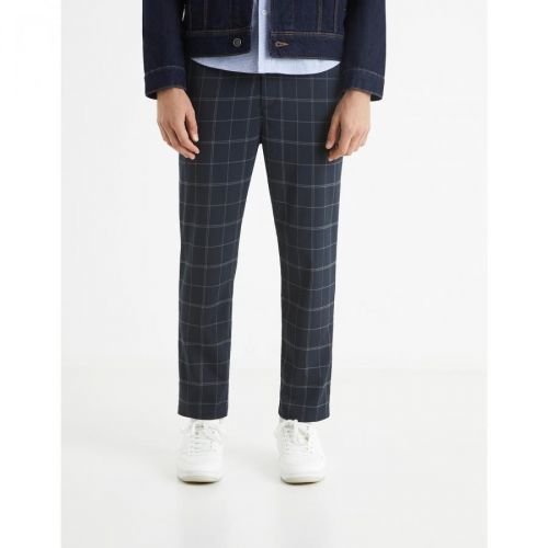 Celio Plaid 24h Trousers - Men