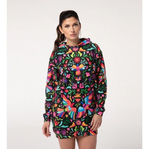 Mr. GUGU & Miss GO Woman's Hoodie Dress OHD1865