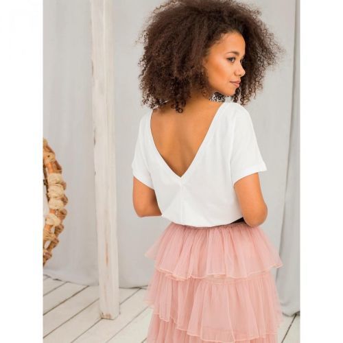 Dámske tričko Fashionhunters V-neck