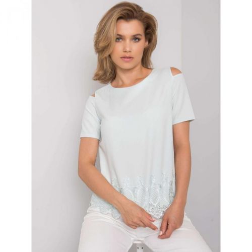 Elegant mint blouse