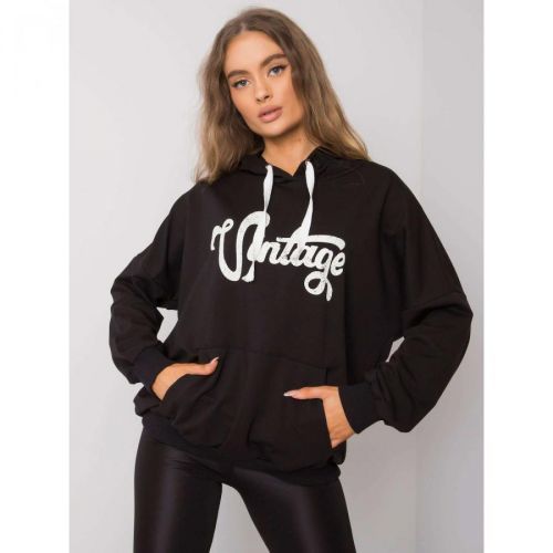 Women's black hoodie