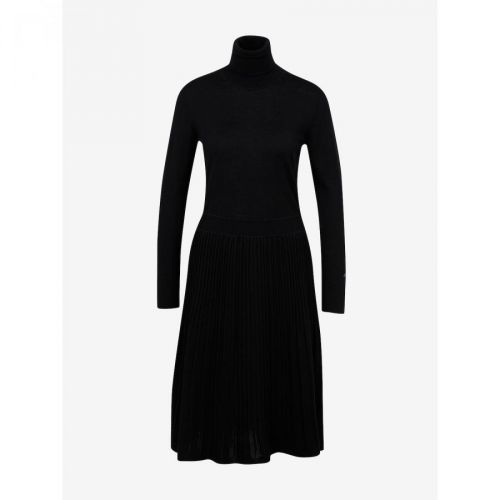 Calvin Klein Dress Superfine Wool Flare - Women