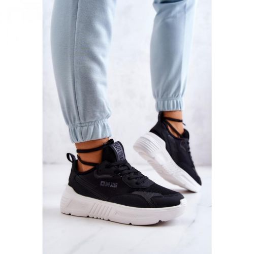 Fashionable Sneakers Sport Shoes Big Star JJ274598 Black
