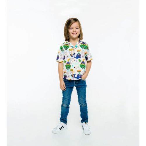 Mr. GUGU & Miss GO Kids's Shirt SH-K1596