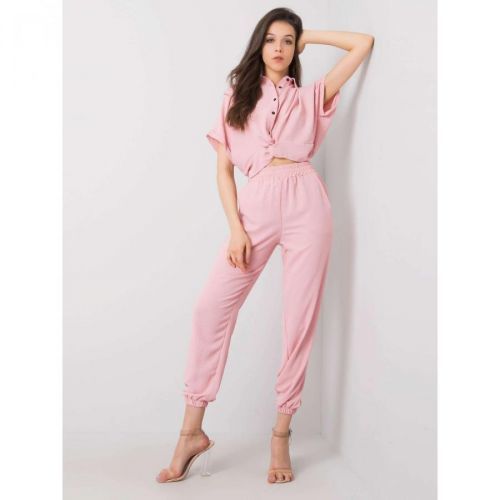 RUE PARIS Pink casual set