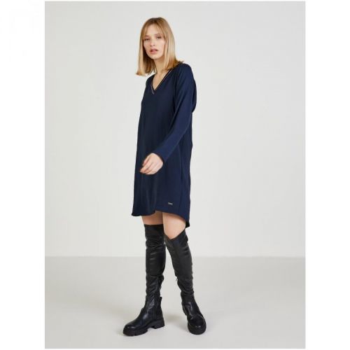 Dark blue women's dress Pepe Jeans Leandra - Women