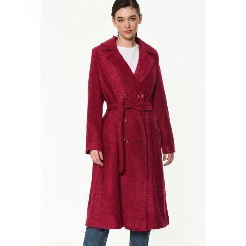 Z6377 DEWBERRY WOMEN's COAT-PINK