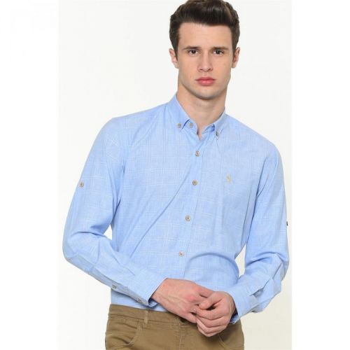 G682 DEWBERRY MEN's SHIRT-OUTDOOR BLUE