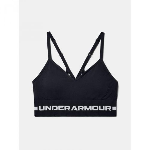 Under Armour Bra UA Seamless Low Long Bra-BLK - Women's