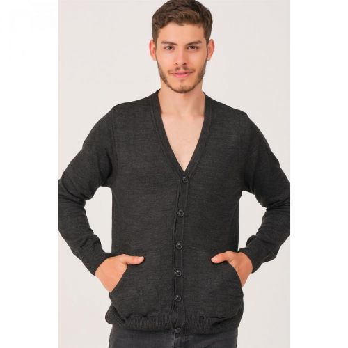 V0010 DEWBERRY MEN'S BUTTON HIRKA-ANTHRACITIS