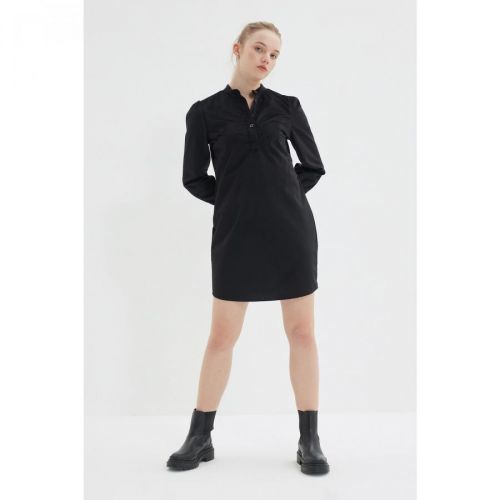 Trendyol Black Velvet Dress