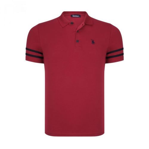 T8585 DEWBERRY MEN'S T-SHIRT-DARK BURGUNDY