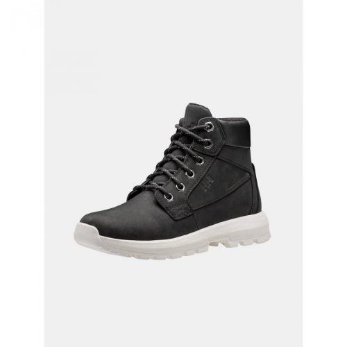 Black Women Leather Ankle Winter Boots HELLY HANSEN - Women