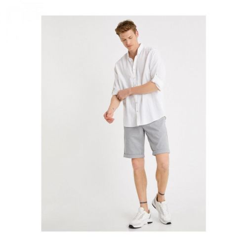 Koton Strapless Shorts With Pocket