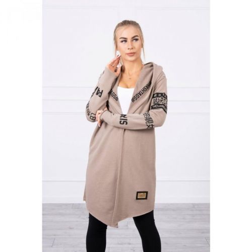 Coatee with subtitles cappuccino