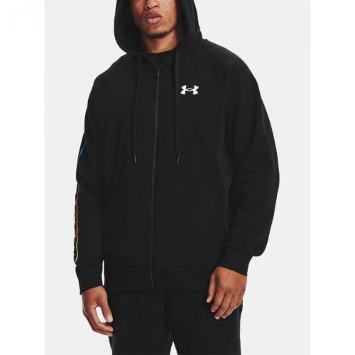 Under Armour Sweatshirt RIVAL FLC LOCKERTAG FZ HD-BLK - Men's
