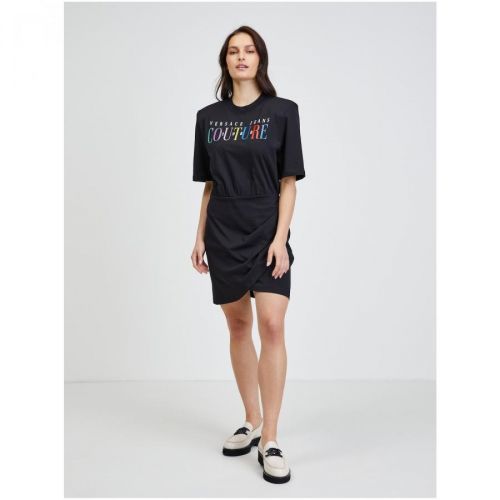 Black Dress Versace Jeans Couture Rainbow - Women