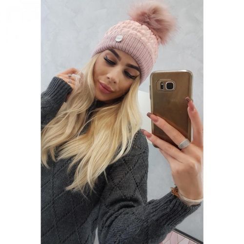 Cap K160 powdered pink