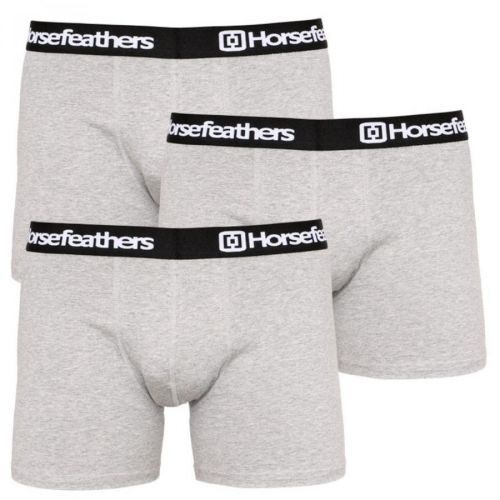 3PACK men's boxers Horsefeathers Dynasty heather gray (AM067C)