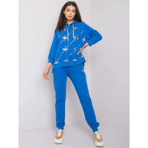 Dark blue tracksuit set with pants