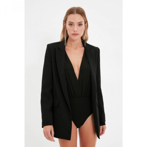 Trendyol Black V Neck Body