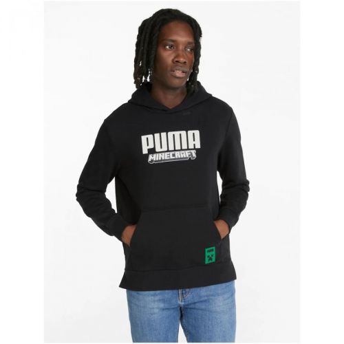 Black Men's Hoodie Puma x MINECRAFT - Men's