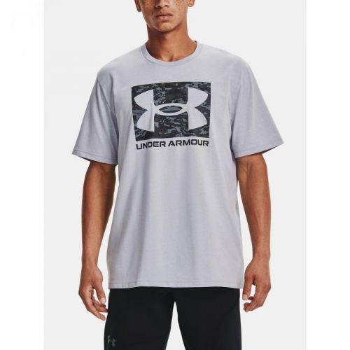 Under Armour T-shirt UA ABC CAMO BOXED LOGO SS-GRY - Men's