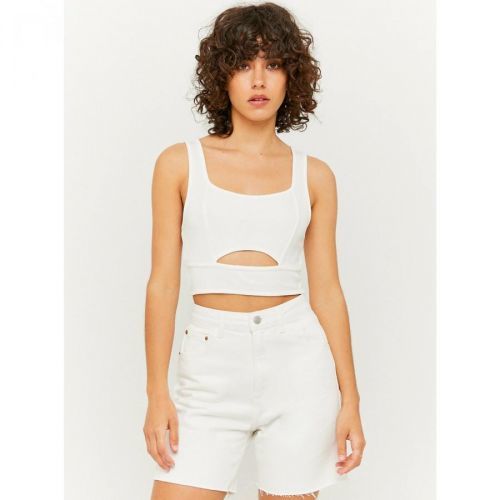White Crop Top TALLY WEiJL - Women