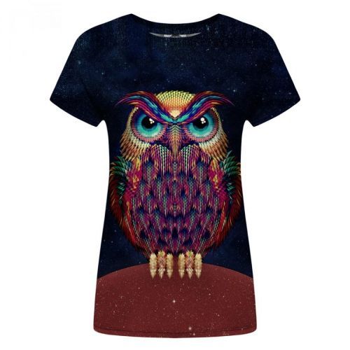 Mr. GUGU & Miss GO Woman's T-shirt WTSH735 Navy Blue