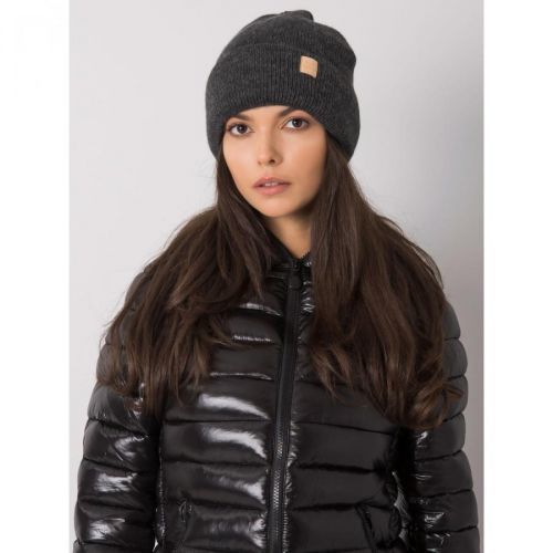 Women's dark gray beanie