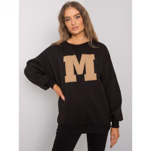 Black sweatshirt without a hood