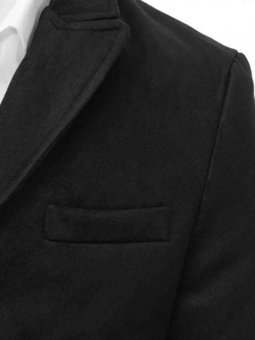 Men's black coat Dstreet CX0433