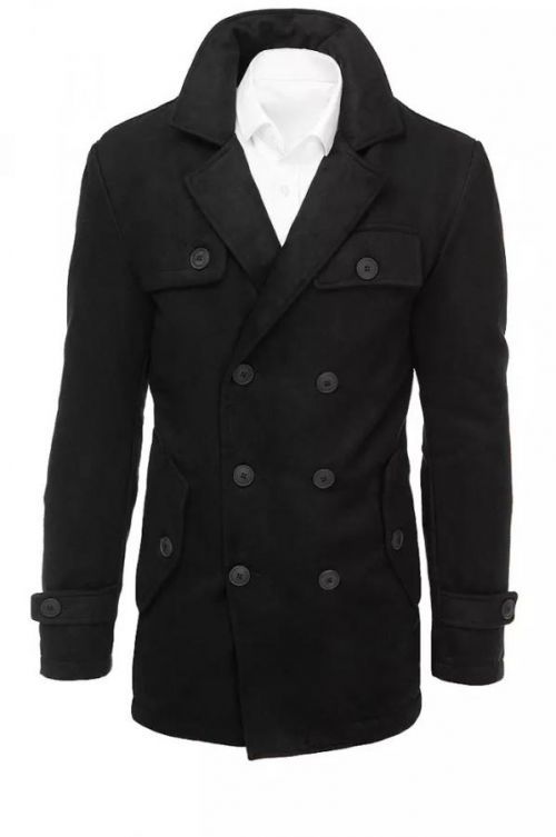 Men's black coat Dstreet CX0431