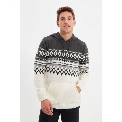 Pánsky sveter Trendyol Jacquard