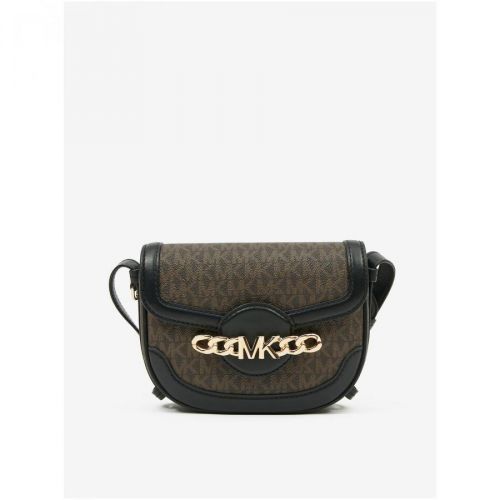 Dark Brown Crossbody Handbag Michael Kors Hally - Women