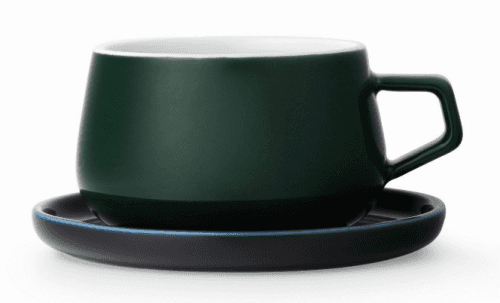 Šálka s tanierikom Ella Classic Viva Scandinavia 250 ml zelený