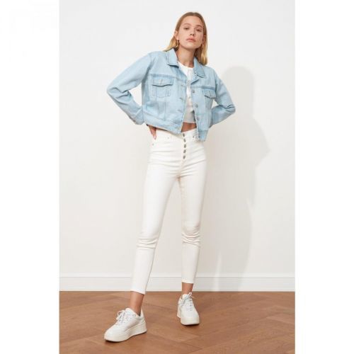 Dámska bunda Trendyol Crop