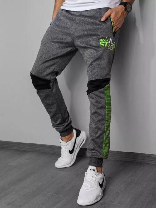 Dark gray Dstreet UX3054 men's sweatpants