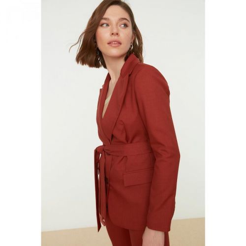 Trendyol Camel Straight Jacket